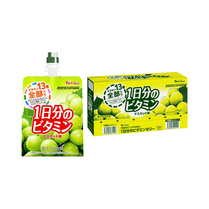 Vitamin grape juice jelly 180g × 6 packs