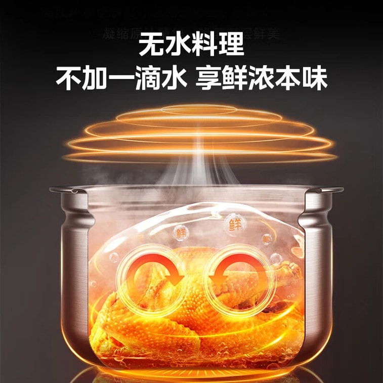 [미국발송] MIDEA 0코팅 스테인리스 라이너 압력솥 전기압력솥 더블라이너 5L/5Qt 110V 3