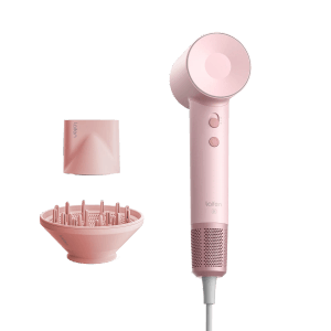 SE High Speed Hair Dryer Matte Pink 105000 RPM 200 Million Negative Ions Low Noise Brushless Motor 2 Nozzles Travel Home Use Gift Set