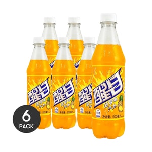 Soda Water Pineapple Flavor, 16.9 fl oz *6【6 Packs】