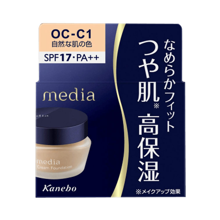 Media High Moisture Brightening Concealer Foundation SPF17 PA++ #OC-C1 25g 3