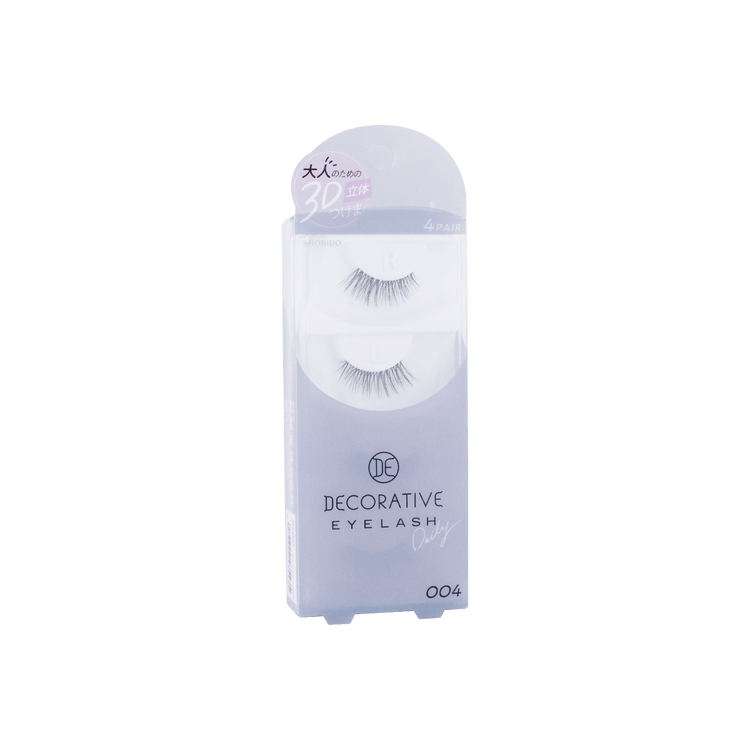 SHO-BI Decorative Eyelash Daily, 3D Eyelashes #004, 4 Pairs - Yami.com