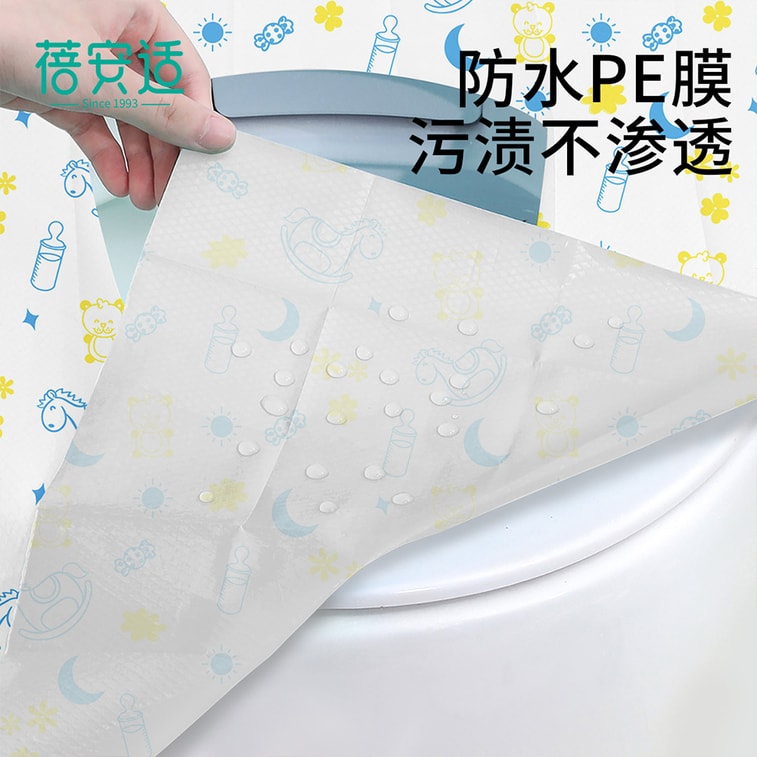 Beianshi 滅菌済み使い捨てトイレシートカバー マタニティ用 40×60cm 10枚入り 厚手防水トイレシートカバー 個包装 産後産後産後ケアバッグに必須 5