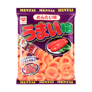 日本RISKA 美味轮香浓粟米圏 九州明太子味 75g 