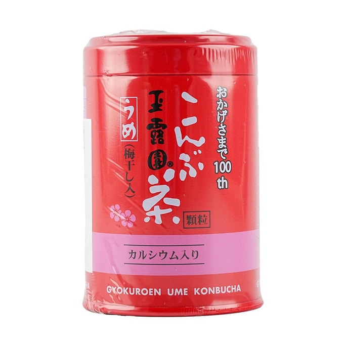 日本玉露園 梅子昆布茶 40g【可直接熱沖飲】【也可製作茶泡飯】