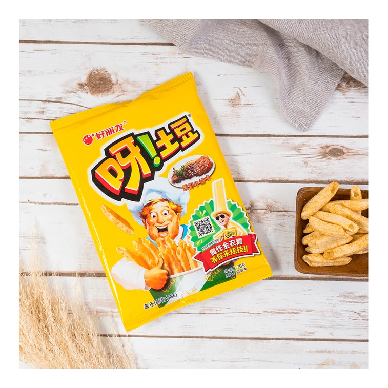 Potato French Fries BBQ Steak Flavor 70g 11