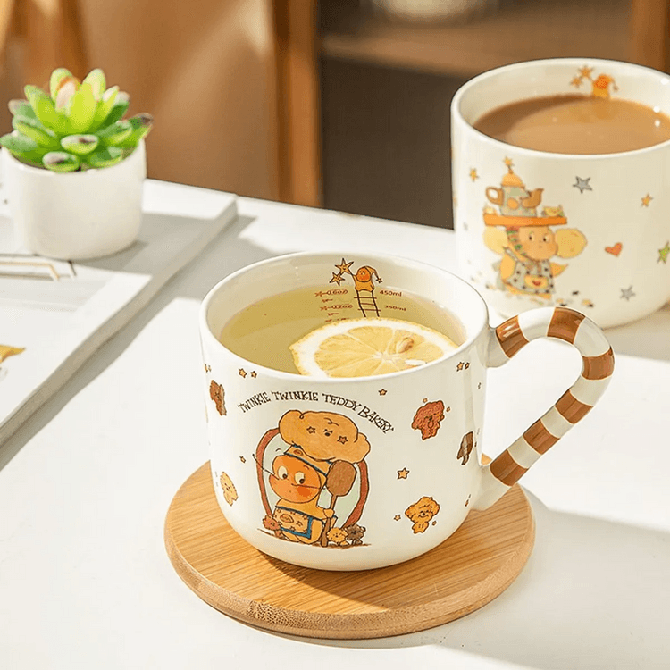 KAWASIMAYA きらきら星のかわいいキャンディマグ テディベアビスケット