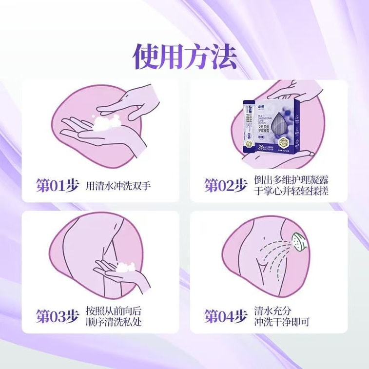 Portable Private Care Liquid With 24 Multi Dimensional Care Condensation For Preventing HPV Before And After Sexual Activity, Antibacterial Wash For Removing Odor And Drying 6