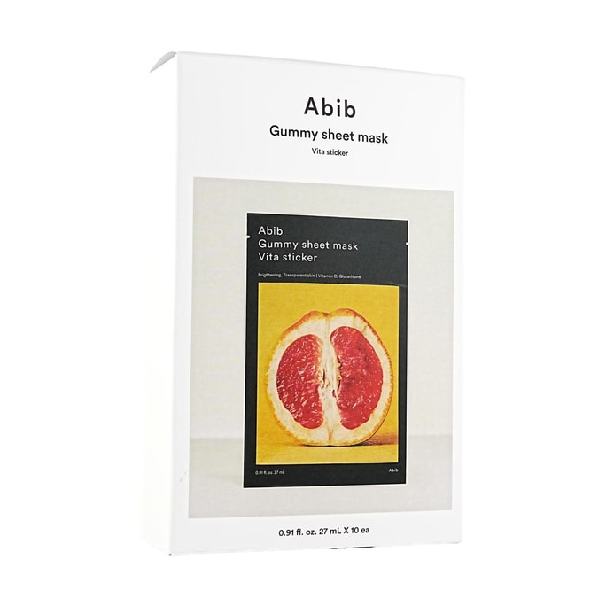 Gummy sheet mask Vita sticker(10 sheets)