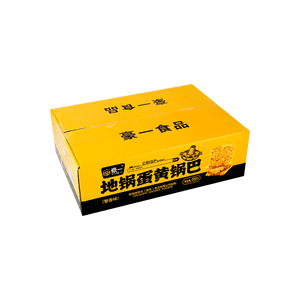 Crispy Rice Salted Egg Yolk Crackers - Crab Roe Flavor, 17.65oz