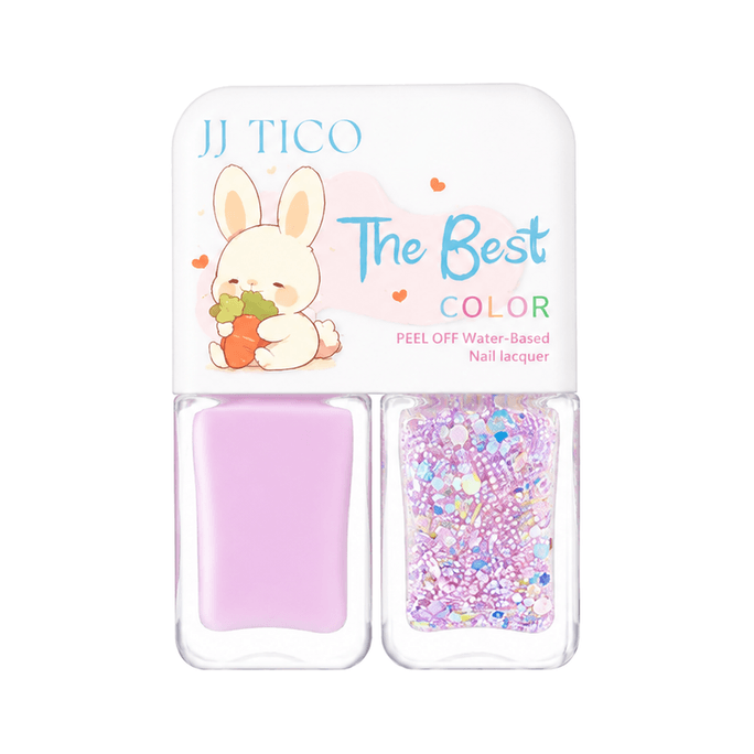 Charm&Fun Water-Based Nail Polish 6ml*2 Pixie Dust