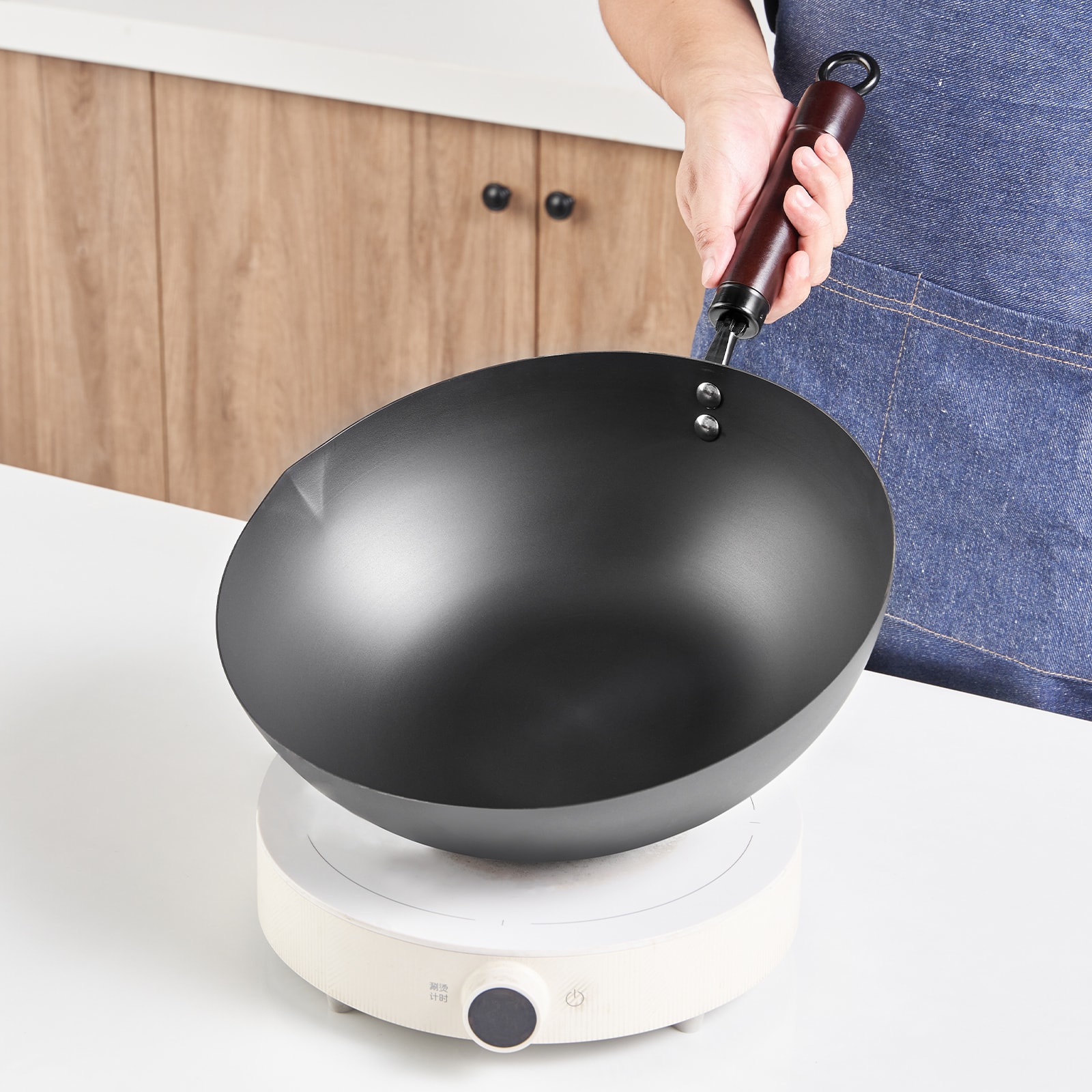WANGYUANJI 【Stir-Frying For Wok Hei】32CM Chinese Ultimate Iron
