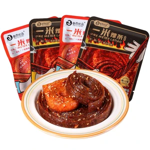 중국 직송 일미시장 일미매운맛 스트립 후난 특산품 어린시절 향수 글루텐 어린시절 간식 여유로운 향긋한 튀김 반죽 스틱 초장 소포장 악마매운맛 20g*5팩