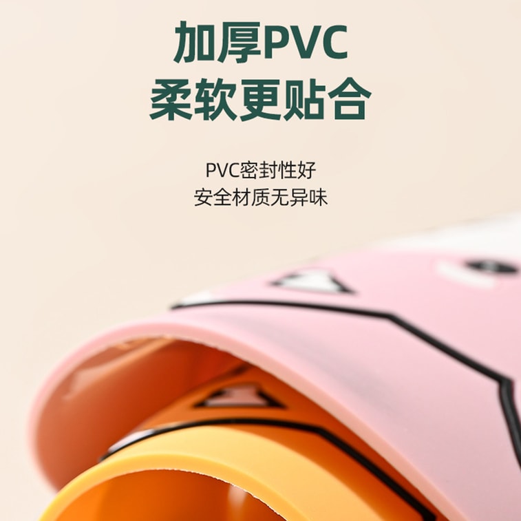 【中國直郵】 HSPM 衛生間防臭地漏墊 正方形藍色雙層1個 廚房浴室防蟲防臭可愛卡通地漏硅膠貼 7