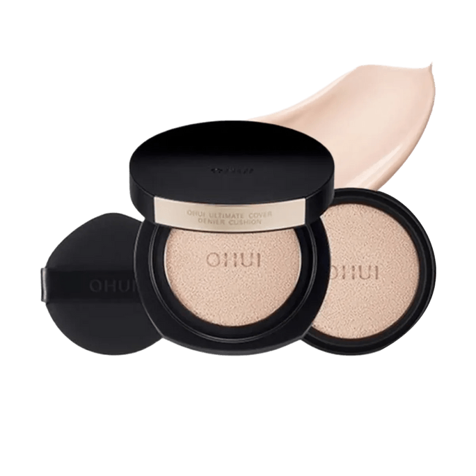OHUI Ultimate Cover Moisture Cushion #70D 19 SPF50+ PA+++ 13g x2【High Coverage + Dewy Glow with Refill】