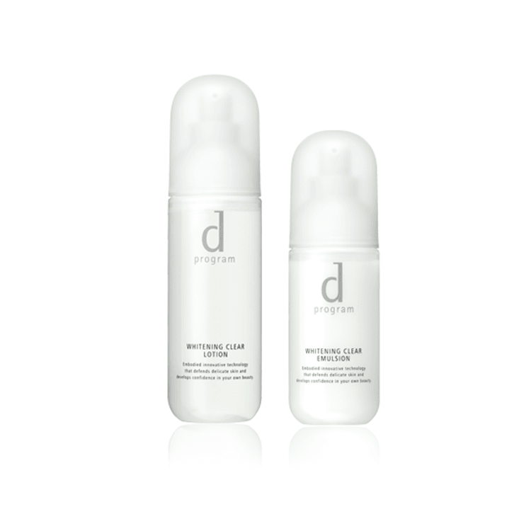 d program Brightening Clear Lotion(125mL)+Emulsion(100mL) - Yami.com