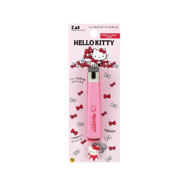 Hello Kitty series Japanese style coated scissors antibacterial sharp 1 each