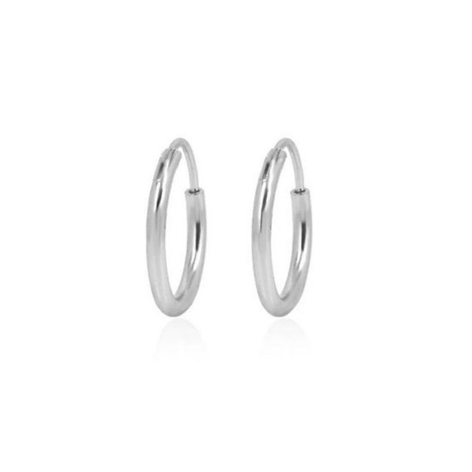 【日本直邮】LUPIS 简约圆环耳钉 1对