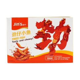华文食品 劲仔小鱼 烧烤味 12g×20包入 湖南特产【新口味首发登陆】