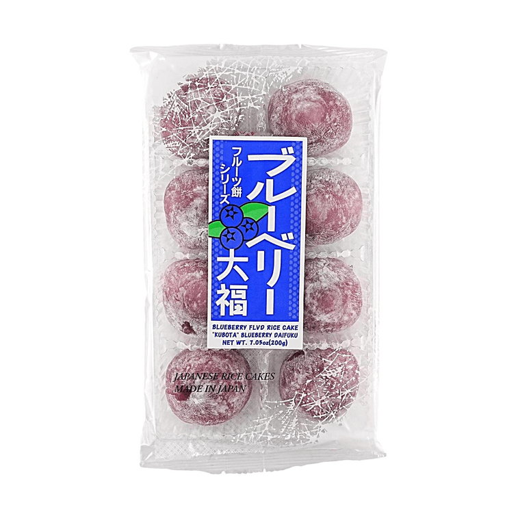 블루베리 맛 소프트 라이스 케이크, 7 oz【일본 모찌 다이후쿠 디저트】 4