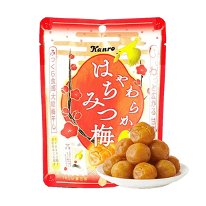日本KANRO甘乐 蜂蜜梅干 青梅干蜜饯果干 40g【柔软口感 酸甜解腻】
