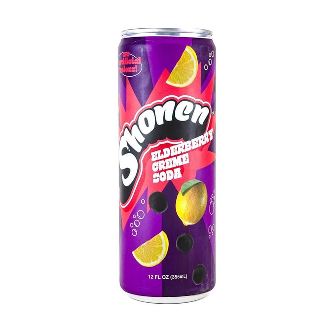 Elderberry Creme Soda,12 fl oz