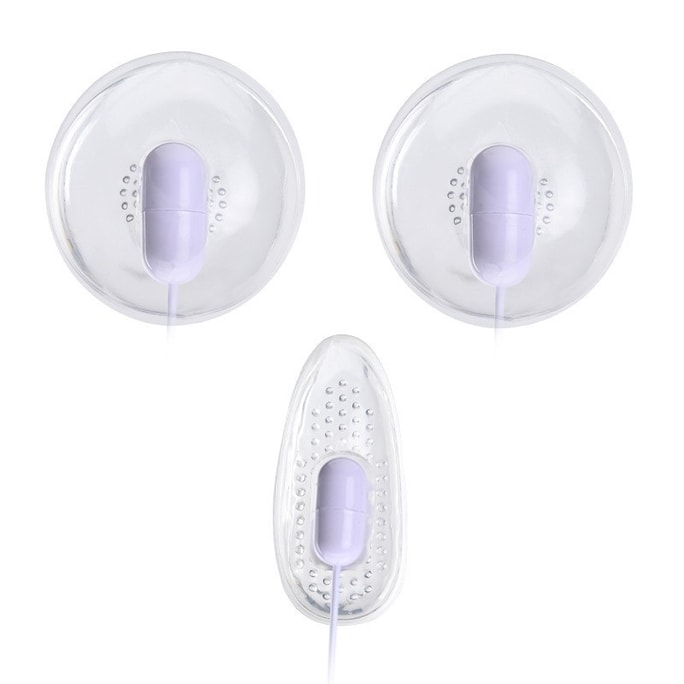 Breast and vagina three-head massager private parts instant tide electroplating sexual use cunnilingus artifact breast m