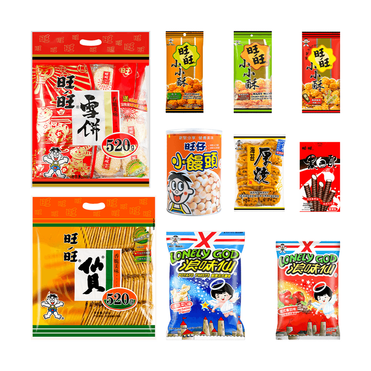 旺 仙貝 原味 分享包 520g 4