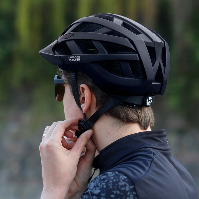 MIPS Adult Recreational Cycling Helmet-Carbon--Black--L