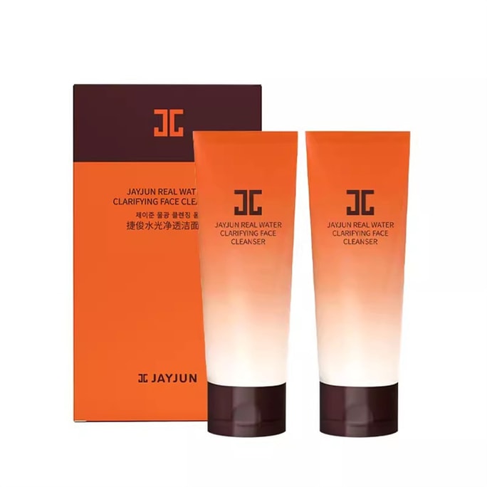 Jiejun HydraQuench Cleanser 2Pcs Mild Refreshing Deep Cleansing  Soothing