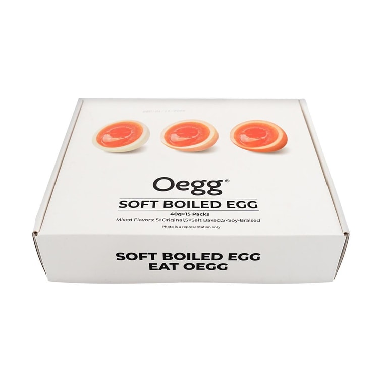 반숙 계란, 모듬맛, 15개입, 650g [오리지널 + 소금 + 간장 조림] 8