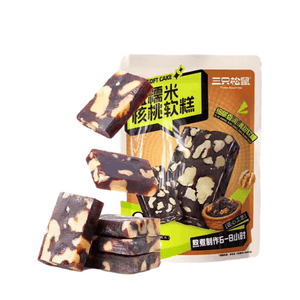 【中國直郵】 三隻松鼠 血糯米核桃糕 健康零食250g*1袋