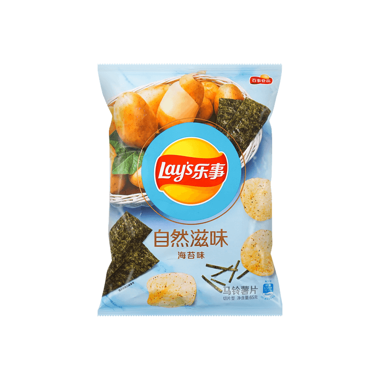 乐事自然滋味海苔味65g - 亚米