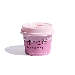 Ice cream Flameless Aromatherapy Freshener Car Solid Perfume Portable Desktop Ornament - Peach Oolong 1Pc