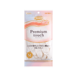 Family Premium Touch Hyaluronic Acid Pearl White 1 Pair Size M