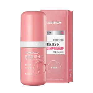 Probiotic Dental Cleaning Tablets [Sweet Peach] 25g/35 Tablets