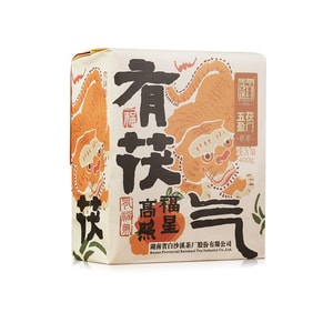 白沙溪 有茯氣 安化黑茶替代咖啡 金花茯磚 益生菌養腸胃 醇厚順滑 高性價比一塊可以喝很久 400克