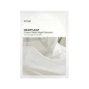 한국산 ANUA 하트 리프 나이트 크림 마스크 (1매)