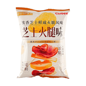 Cheese Ham Potato Chips, 1.83 oz【Rich Cheese & Smoky Ham】