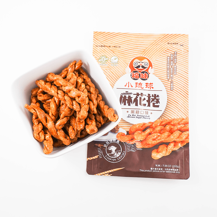 LIOUCIOU FU WEI Handmade Twisted Roll Brown Sugar 200g 7