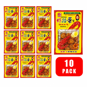 黄鹏飞 回馈全年虾扯蛋童年辣条 香辣可口童年必吃 20g*10 袋装既经典又美味【童年精选怀旧零食】