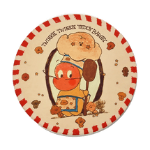 Twinkle Twinkle Ceramic Saucer, Teddy Biscuit 4 inch