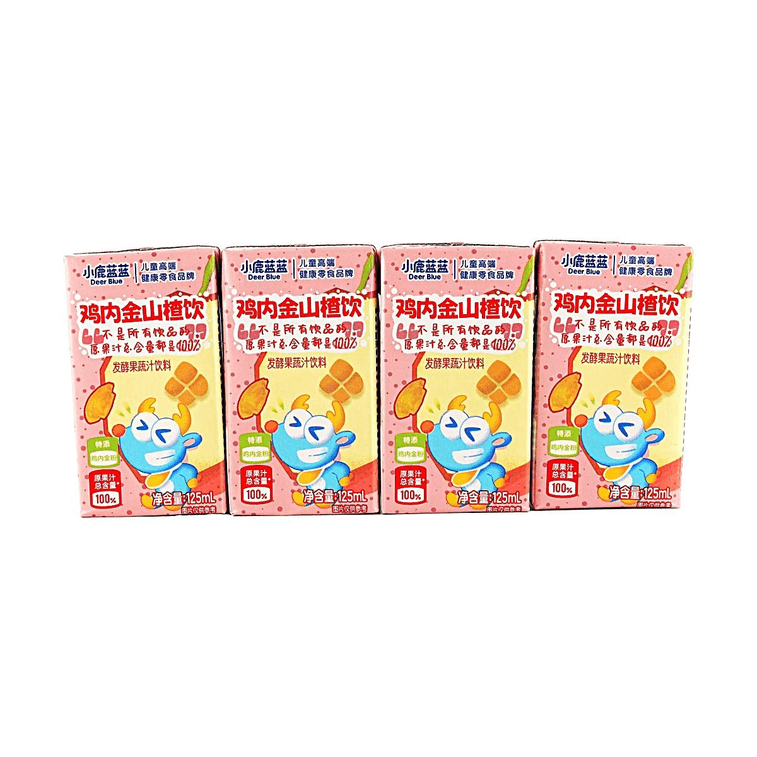 산사나무 열매 발효 주스 음료, 산사나무 열매, 16.9 fl oz (4.23 fl oz x 4개입), 100% 과일 주스 4