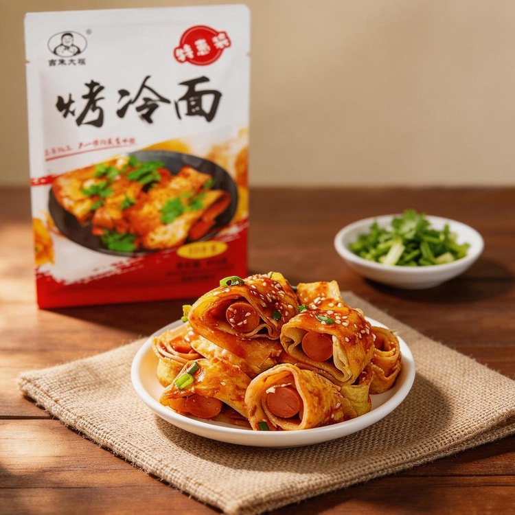 ZHUDAFU Kao Leng Mian - Grilled Cold Noodles, Packaging May Vary