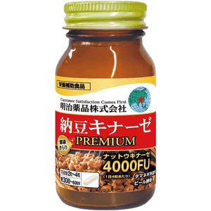 Meiji Yakuhin Kenko Kirari Natto Kinase Premium [120 tablets]
