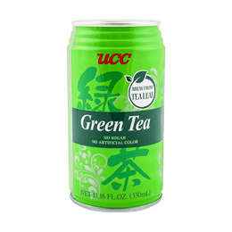 日本 UCC 綠茶 無糖無人工色素 罐裝 330ml