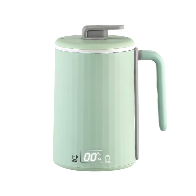 중국 다이렉트 메일] Baiyi 건강 냄비 건강 컵 스마트 전기 가열 컵 스튜 컵 끓는 컵 450ml 녹색