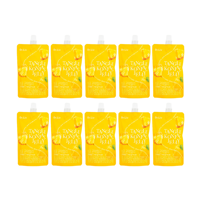 Konjac Jelly - Grapefruit Pineapple Mixed Flavor 5.3 fl oz * 10 pcs