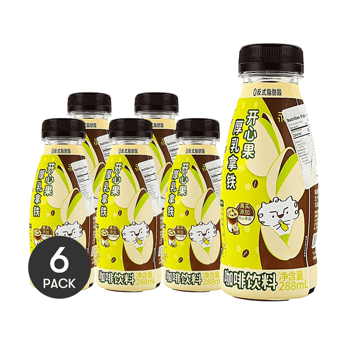 피스타치오 크리미 라떼 RTD(Ready-to-Drink) 커피 270ml *6개입【6팩】【트랜스 지방 0%】