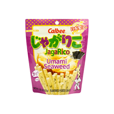 日本CALBEE卡乐比 JAGARICO 土豆脆棒 鲜香海苔味 52g